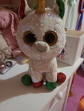 Ty Beanie  Stardust Unicorn Teddy Toy