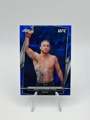 Justin Gaethje [Refractor] #39 2026 Topps Chrome UFC card