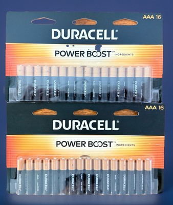 TWO PACKS  16 Count AAA 32 Total Duracell Coppertop Alkaline Batteries Lot 2036