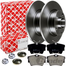 FEBI BREMSSCHEIBEN 280mm+RADLAGER + BELÄGE HINTEN passend für OPEL VIVARO TRAFIC