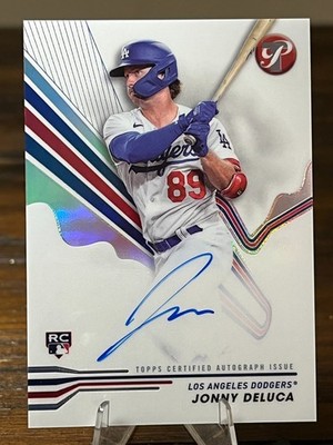 2024 Topps Pristine #PA-JD Jonny Deluca [RC AU] Los Angeles Dodgers