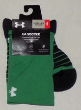 Under Armour Boys' UA Soccer Cushioned Over-The-Calf Socks 1Pr Youth 13.5K - 4.5