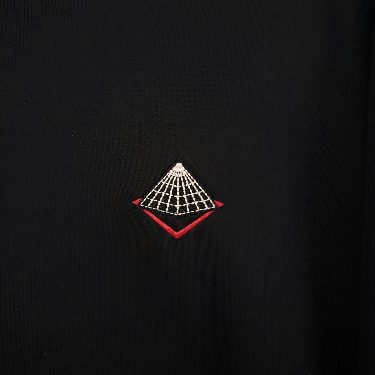 Black Pyramid Jacket Mens 2XL XXL Black Track Full Zip Bomber Long 