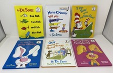 Lot of 6 Dr. Seuss Cat In The Hat Beginner Books HC 9.25 x 6.75 FREE SHIPPING 