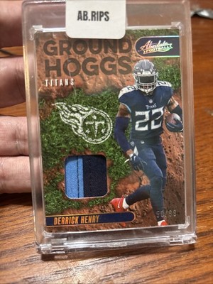 2023 Panini Absolute Ground Hoggs Materials Derrick Henry  /99 Patch