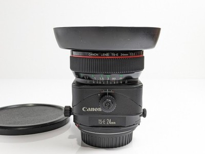 Canon TS-E 24mm f3.5 L Tilt Shift MF Lens [Excellent+++++ w/Hood] Fast Shipping