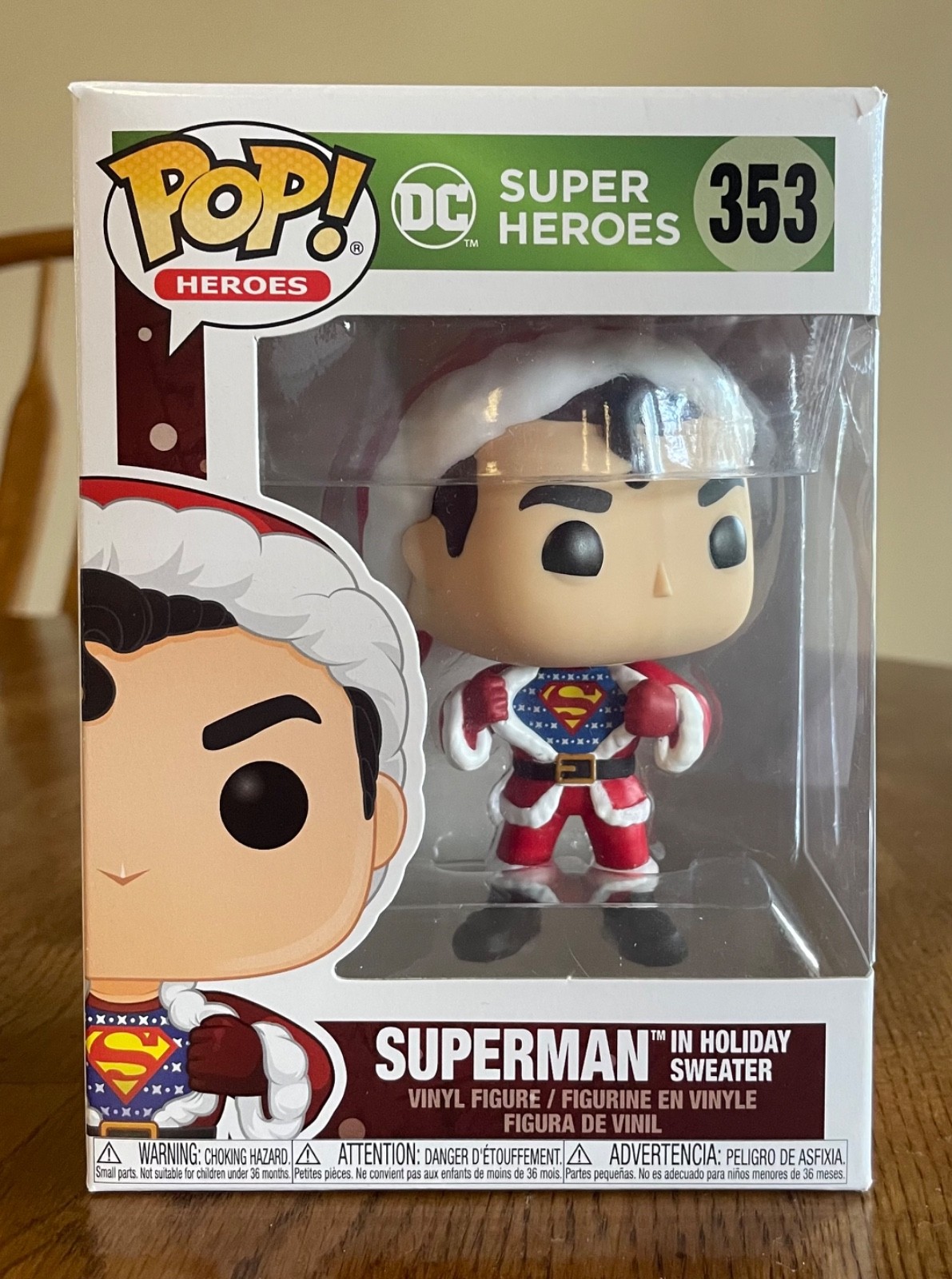 Funko Pop! Vinyl: Dc Universe - Superman In Holiday Sweater #353