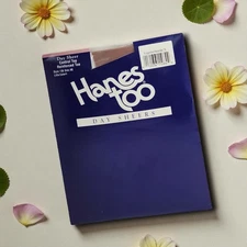 Hanes Too Day Sheers A/B Little Color 2003 NOS Control Top Reinforced Toe