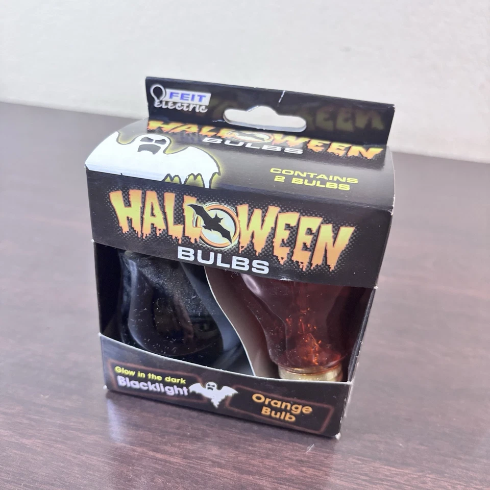 Feit Electric Blacklight & Orange Halloween Party Light Bulbs 75 Watt 25 Watt - Image 4 of 4