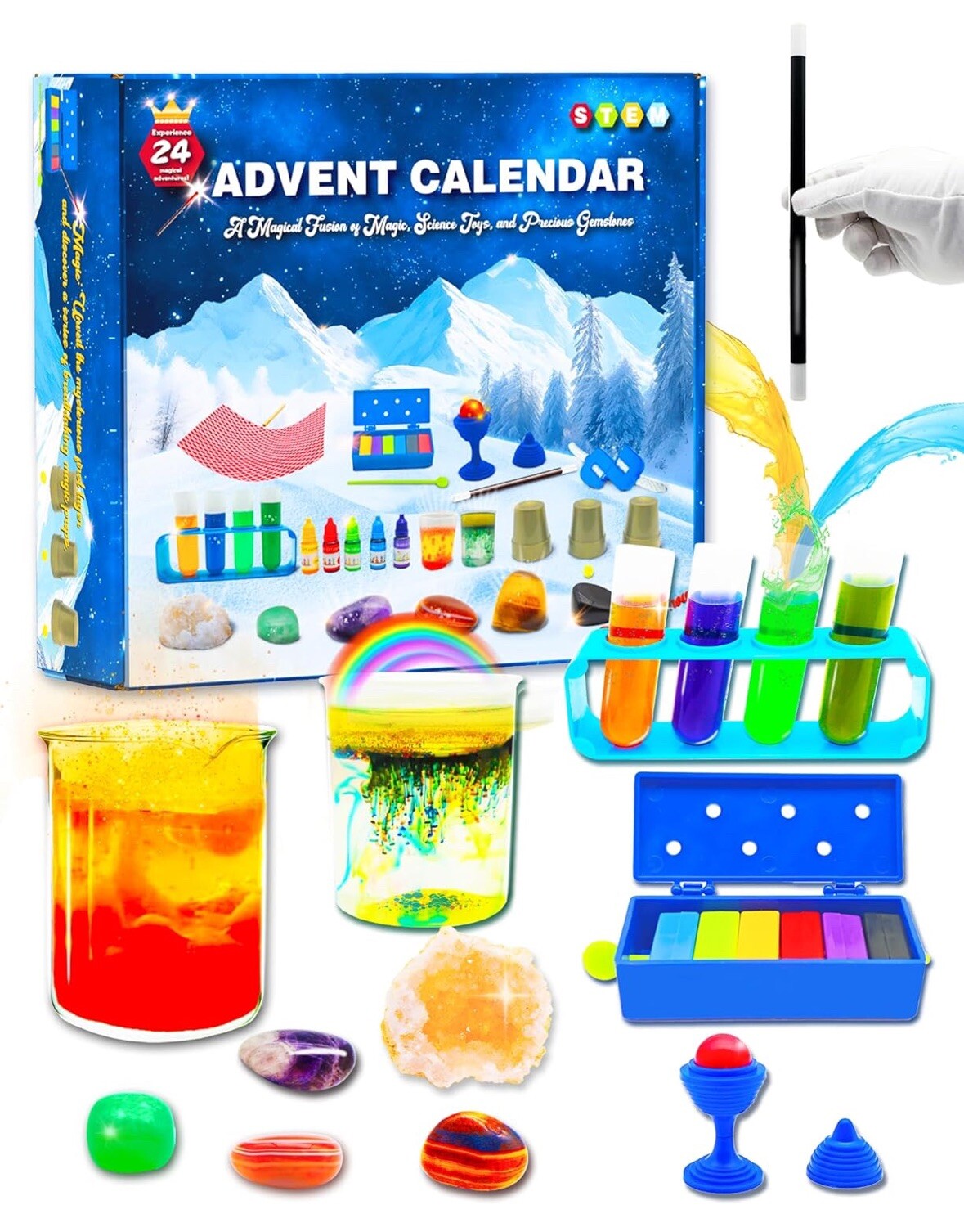Christmas Vacation Advent Calendar 2024 for Kids Ages 6+, 24-Day Countdown Chris