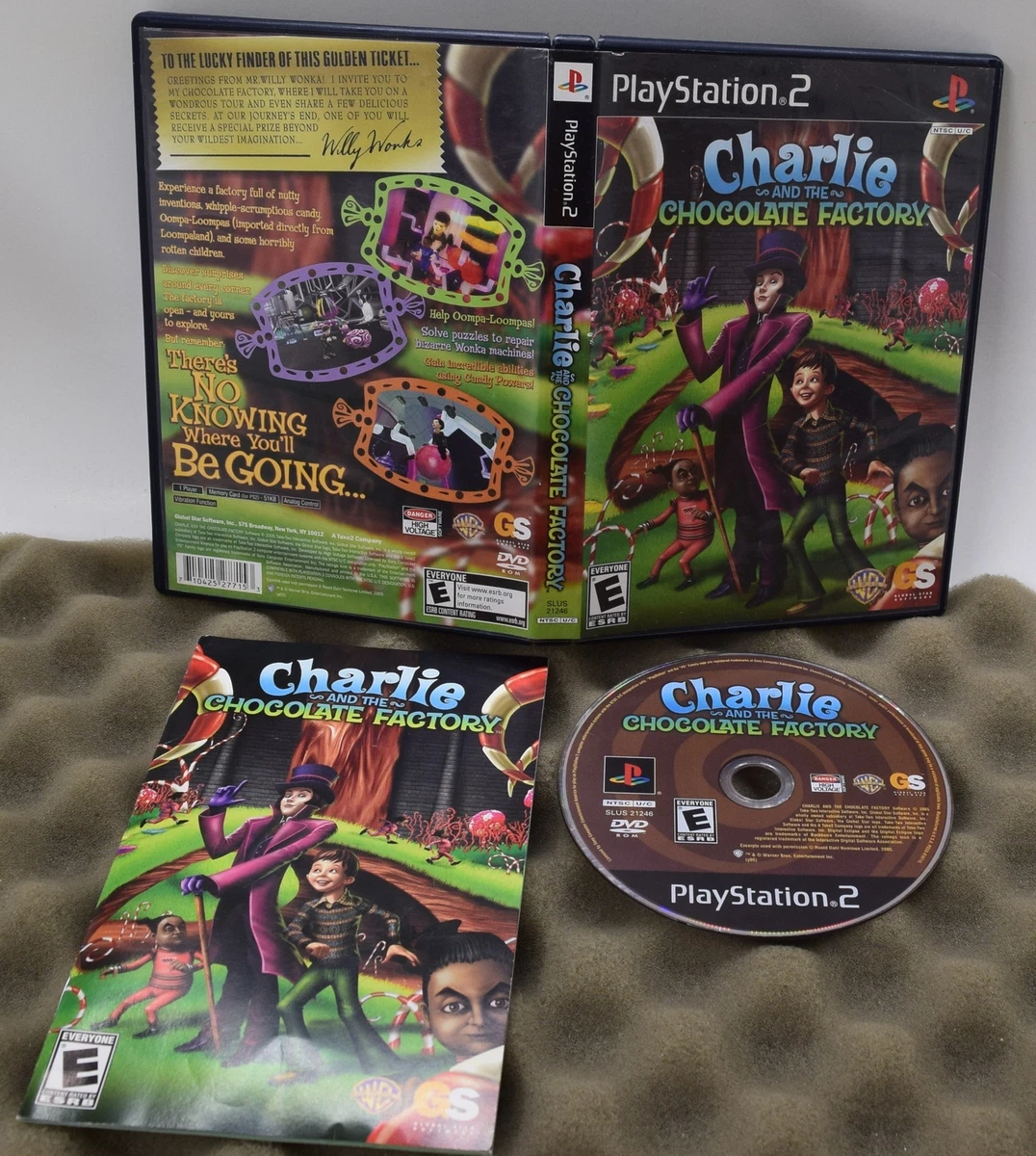 Charlie and the Chocolate Factory Playstation 2 CIB Complete