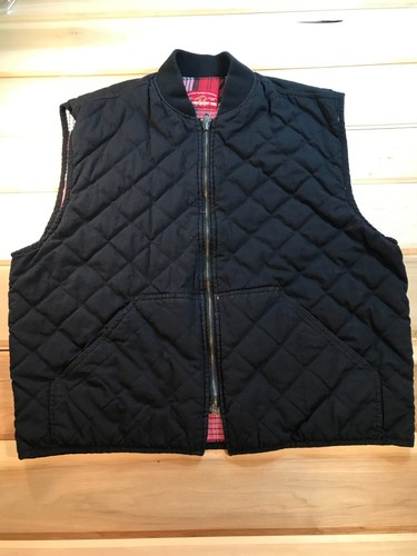 Marlboro Country Store Wende-Steppweste schwarz kariert kariert Erwachsene Large - Bild 2 von 7
