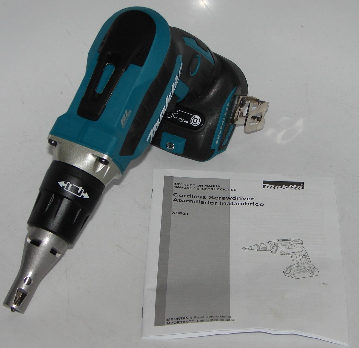 Makita Drywall Screw Gun Makita XSF03Z Brushless Cordless Drywall Screwdriver - 18V LXT Bare Tool With Push Drive Technology Makita Tools