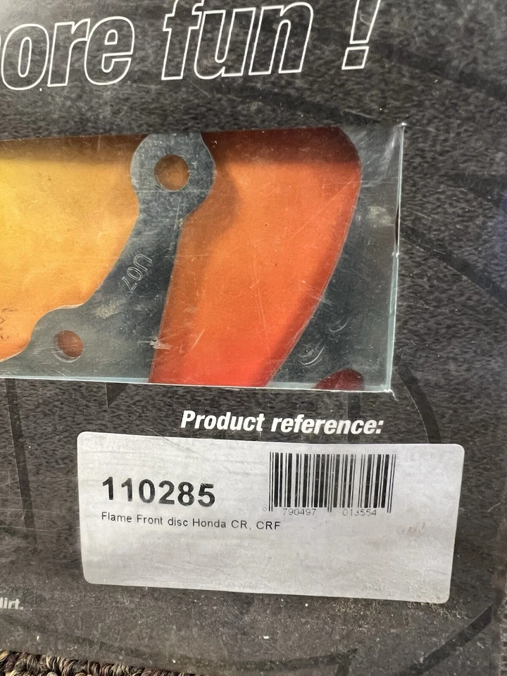 Nuevo rotor de freno de disco genuino Moto Master 110285 para motocicleta Foto 2 de 4