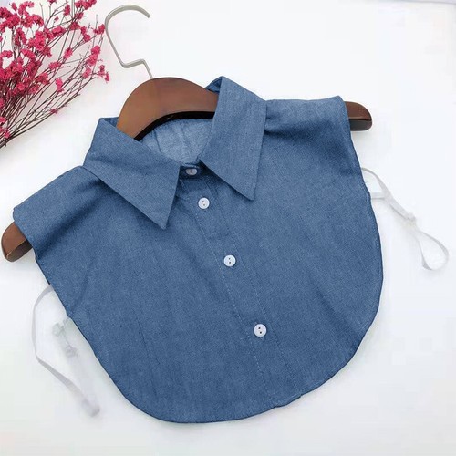 Camicia Donna Inserto Camicia Camicia Babbo Rimovibile Camicia Falso Colletto Staccabile Bavaglino - Foto 4 di 31