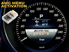MERCEDES cluster AMG menu activation W212 W204 X204 W166 E class Ic204