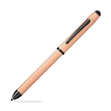 Cross Tech 3+ Multi Functional Pen in Brushed Rose Gold with PVD Trim $100 GIFT