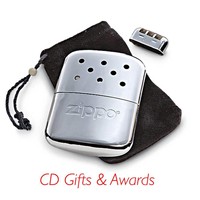 Genuine Zippo Hand Warmer - Silver & Black - Free Engraving Genuine Zippo Hand Warmer - Silver & Black - Free Engraving