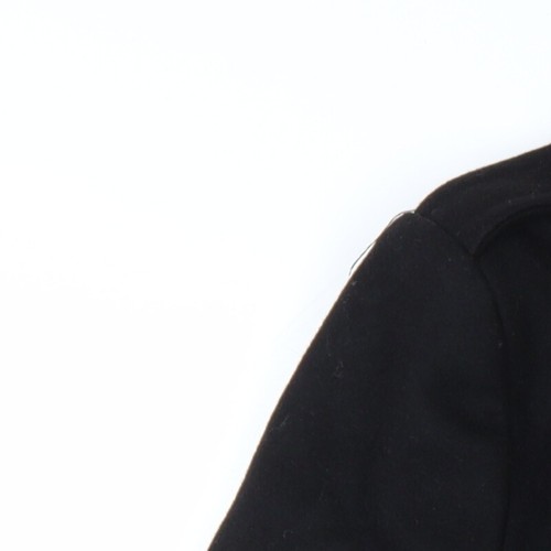 Abrigo militar para mujer French Connection negro beige 10 - Imagen 10 de 12