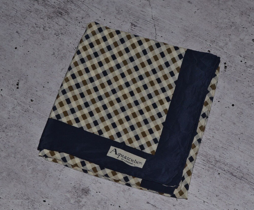Aquascutum Silk scarf Vintage | eBay
