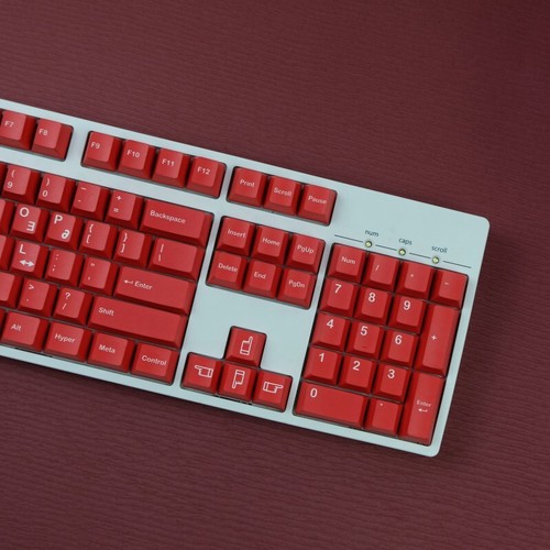 140 Keys GMK Crimson Cadet Keycap Copy Red Dye Subs PBT Keycap for MX Keyboard - Picture 9 of 10