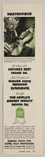 1954 Print Ad Quaker State Motor Oil Craftsman Makes Violin Oil City,PA