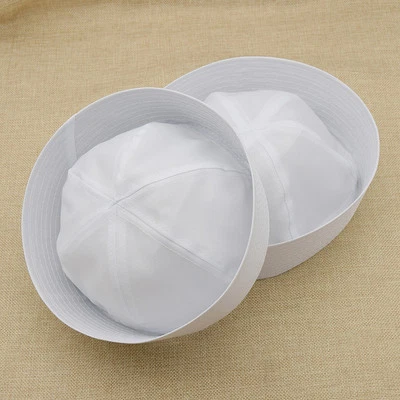 White Sailor Hat Navy Marine Cap Child Adult Unisex Cosplay Costume Accessories