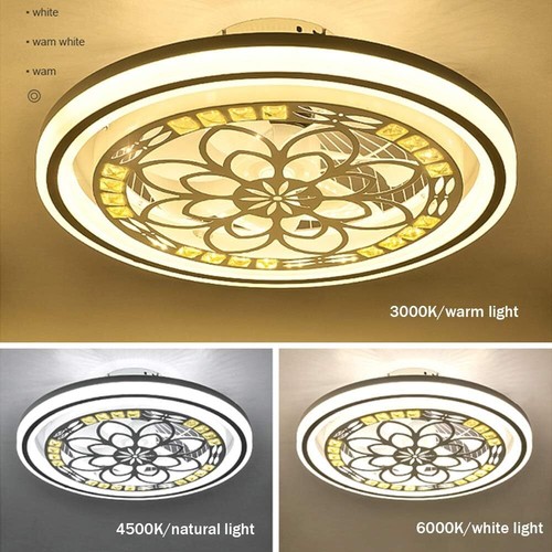 Ventilador Ventilador de Techo,Silencioso,Ventilador LED Luz de Techo con Mando a Distancia - Imagen 6 de 9
