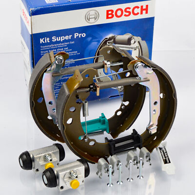 BOSCH 0204114654 Vormontiert Bremsbackensatz Nachstellung Hinten für YARIS P9