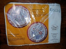 Needlepoint Craft Kit 7.25" Memory Bouquet Candlewick Kit  0834 With Hoop New