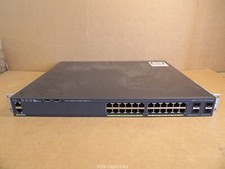 Cisco WS-C2960X-24PS-L V06 24-Port Gigabit Ethernet Switch - INCL RACK EARS