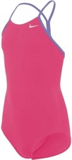 Nike Swim Racerback One Piece Girls Pink, Purple Straps NESS9644-672