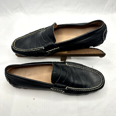 Polo Ralph Lauren Telly‎ Leather Shoes Mens 9.5 D Black Loafers Penny Driving Polo Ralph Lauren Loafers 9.5 D Black Leather Telly Penny  main image 3