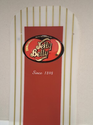 Extremely Rare Jelly Belly 44 1/4''x 9 1/8 Hard Plastic Store Display Sign