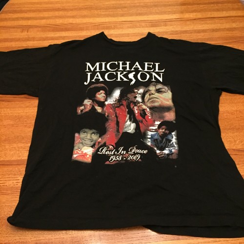 Michael Jackson Shirt Mens XL Black 