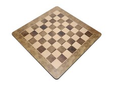 Walnut Root Chess Board with Rounded Edges from WE Games, 21 in.