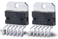 2 (Two) ST Micro L6203 Full H-Bridge Motor Drivers 4A 48Vdc 100KHz