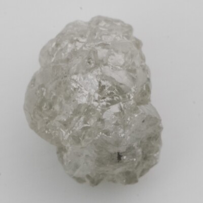 African Earth MIned 100% Natural Loose Rough 1.07 Ct Silver White Uncut Diamond