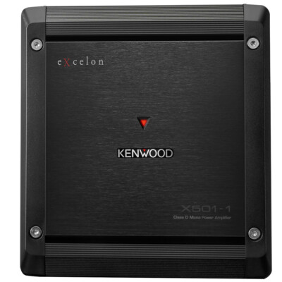 REFURBISHED KENWOOD EXCELON X501-1 MONO SUBWOOFER AMPLIFIER 500