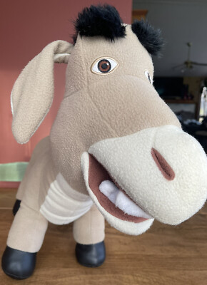 Shrek 2 Donkey Jumbo Cuddle Pillow Plush Toy Stuffed Animal Large 26 Ebay