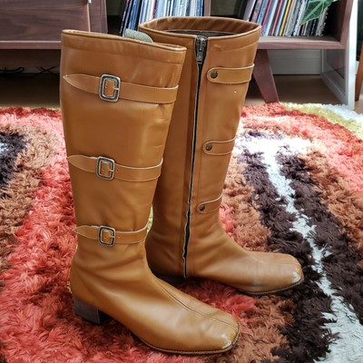 70s brown boots