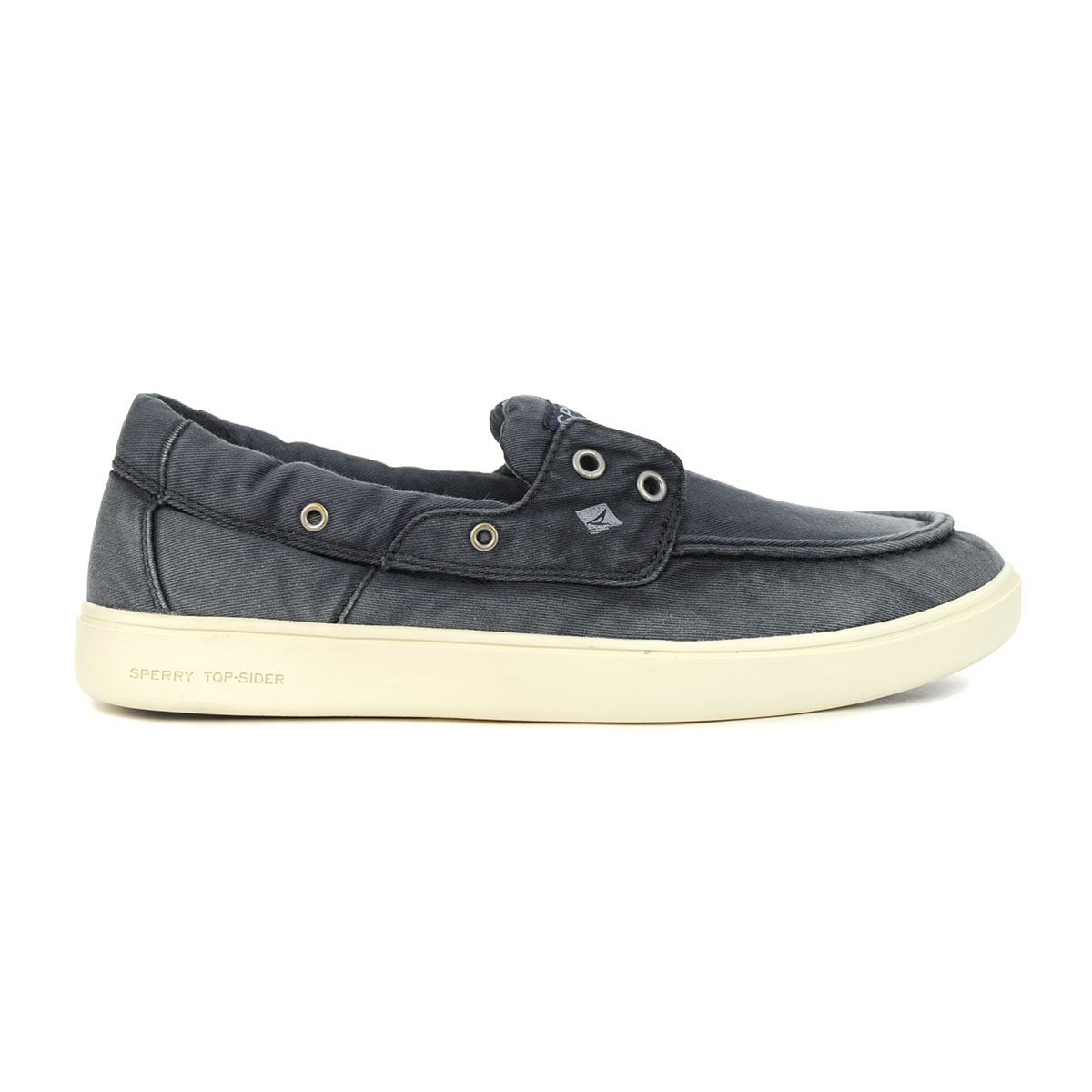Черные лодочки Sperry Mens Outer Banks из саржи с 2-мя ушками STS23750