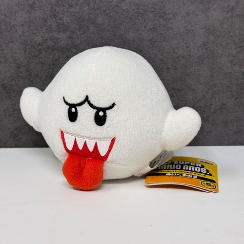 Juguete suave de peluche oficial Super Mario Bros. Boo Ghost 3,5" - Banpresto 2007 Japón - Imagen 2 de 8