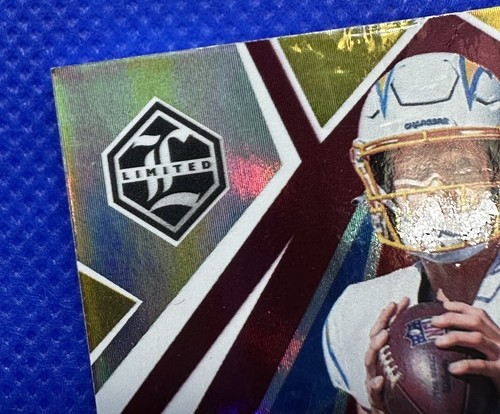 2021 Panini Limited Justin Herbert Team Trademarks Ruby Auto 9/10 - 第 4/7 張圖片