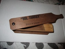 Vintage Mr. Turkey Queen of Queens Hall & Hall Turkey Call Wooden Murfreesboro