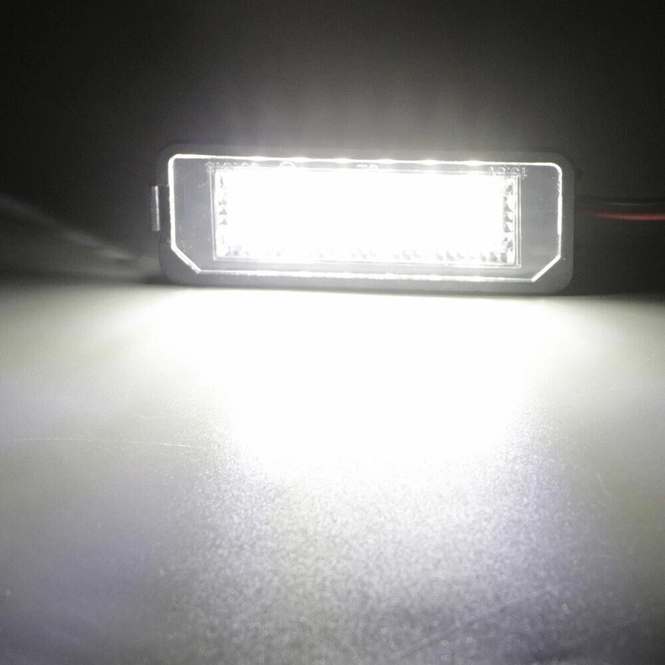 2x Luz LED de matrícula blanca xenón para furgoneta Seat Altea XL (tipo 5P) 2006-2015 Foto 3 de 3