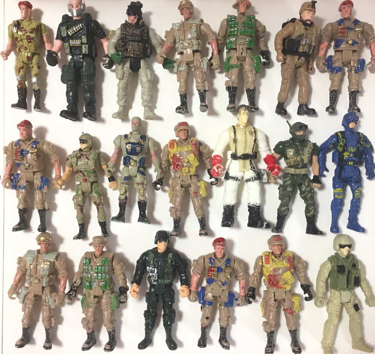 Chap Mei Lot of 20 Army Soldiers Military Action Figures eBay