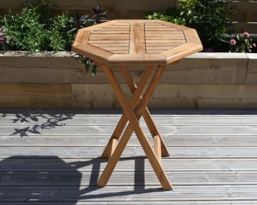 Teak Folding Outdoor Garden Tables - ** Potluck Sale ** - Picture 5 of 8