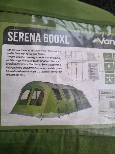 Vango cheap serena 600xl