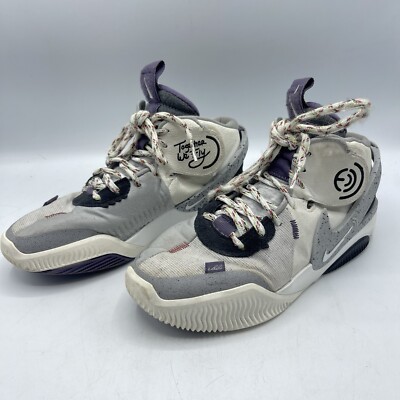 Nike Air Deldon Together We Fly New Gray Basketball Shoes -DM4097-001-Size-6